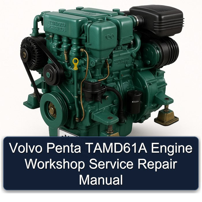 Volvo Penta Tamd61a Engine Service Repair Workshop Manual