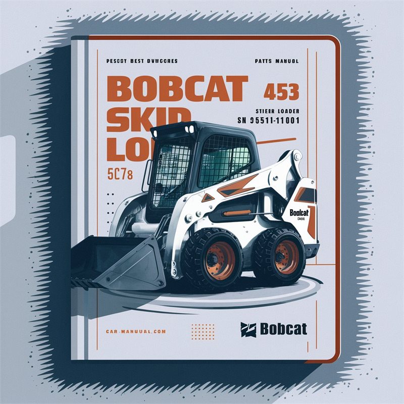Bobcat 453 F Skid Steer Loader SN 515111001 Above Parts Catalog