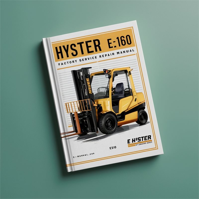 Hyster E160 J1.80xmt Forklift Service Repair Workshop Manual