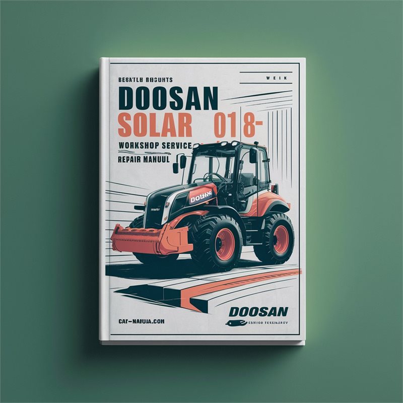 Doosan Solar 018-VT Excavator Service Repair Workshop Manual