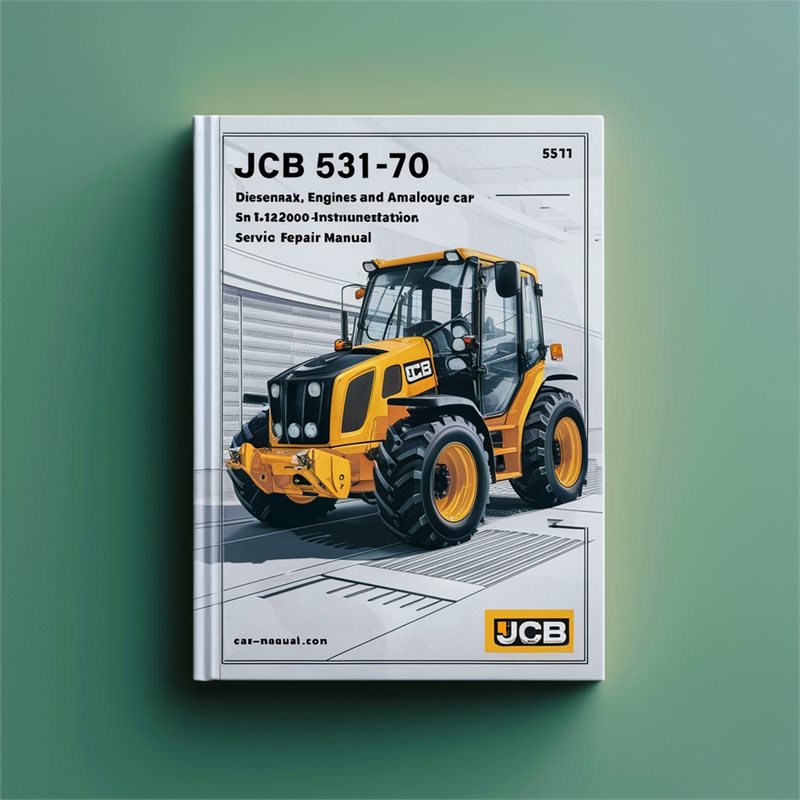 JCB 531-70 Dieselmax Engines Analogue CAB Instrumentation SN 1422000-1441999 Service Repair Workshop Manual