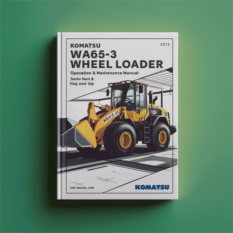 Komatsu WA65-3 Wheel Loader Operation (serial Number: HA940171 Up) Service Repair Workshop Manual