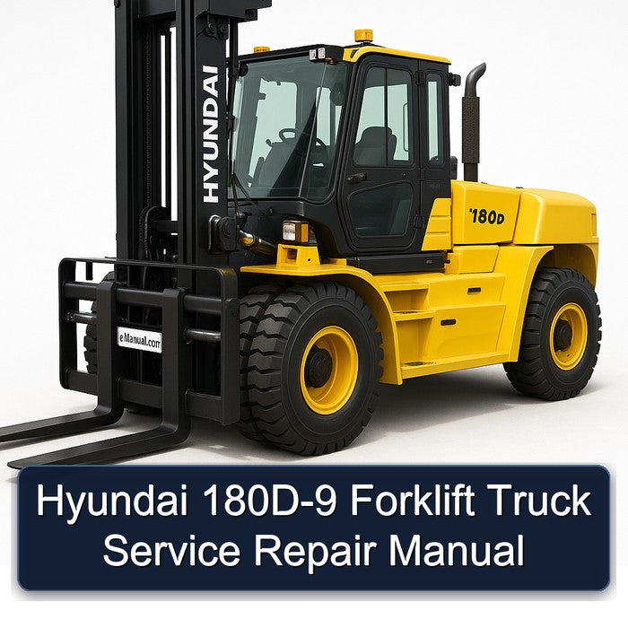 Hyundai 180D-9 Forklift Truck Service Repair Workshop Manual
