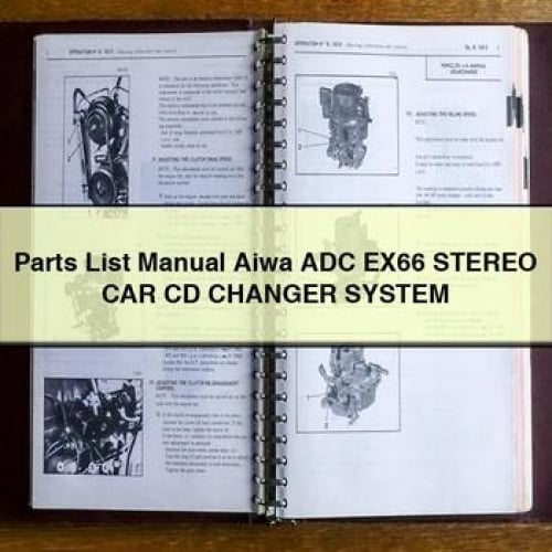 Parts List Manual Aiwa ADC EX66 Stereo CAR CD CHANGER System