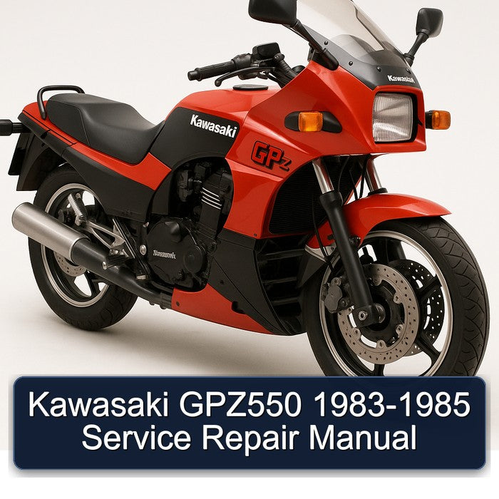 1983-1985 Kawasaki GPZ Series GPZ550 Service Repair Workshop Manual