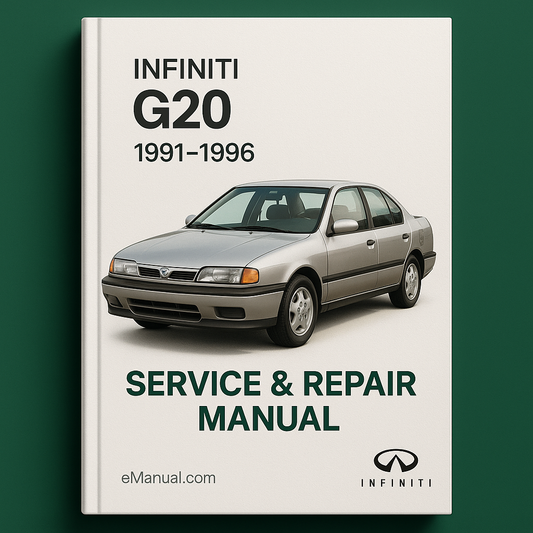 Infiniti G20 Service Repair Manual 1991-1996
