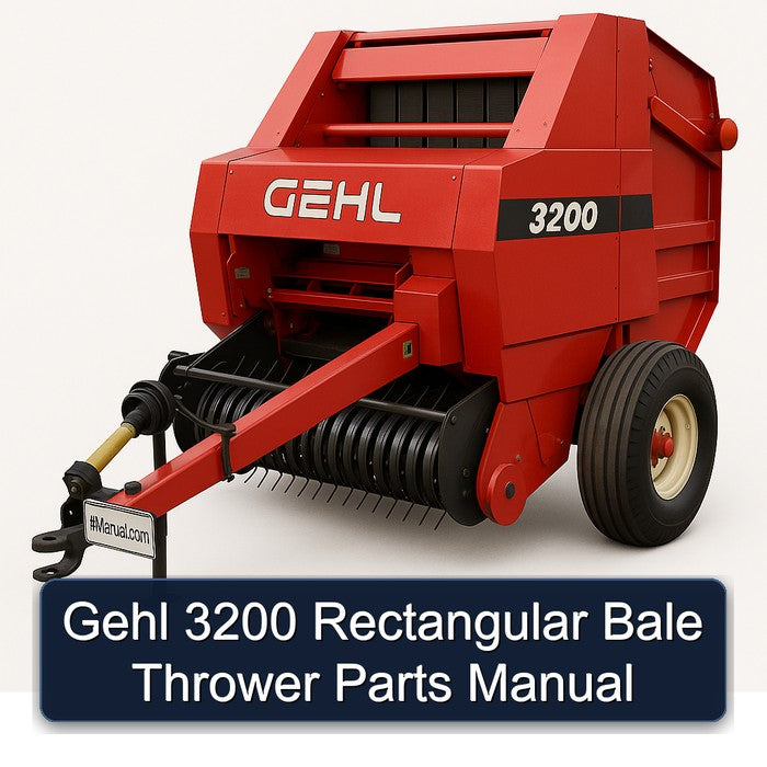 Gehl 3200 Rectangular Bale Thrower Parts Catalog