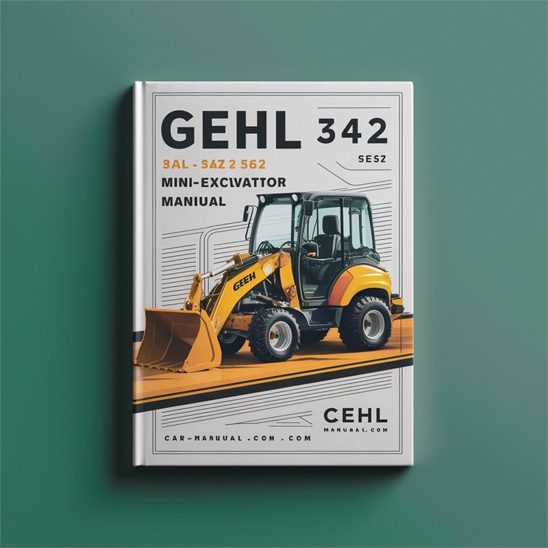 Gehl 342 362 Mini-excavator Parts Catalog