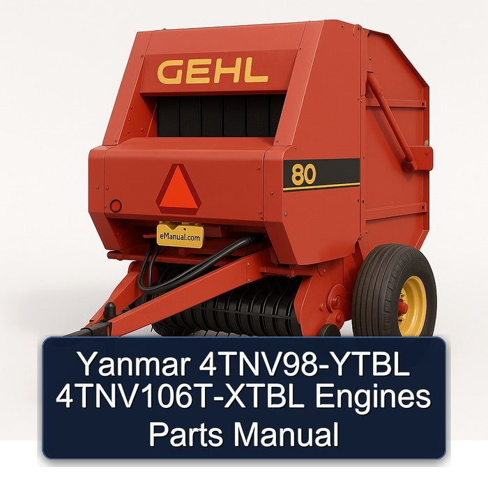 Yanmar 4tnv98-ytbl 4tnv106t-xtbl Engines Parts Catalog