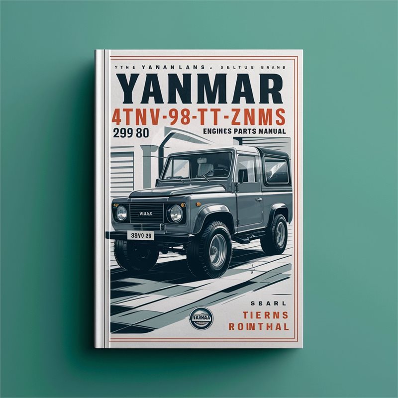 Yanmar 4tnv98-znms 4tnv98t-znms 4tnv98-zntbl 4tnv98t-zntbl Engines Parts Catalog