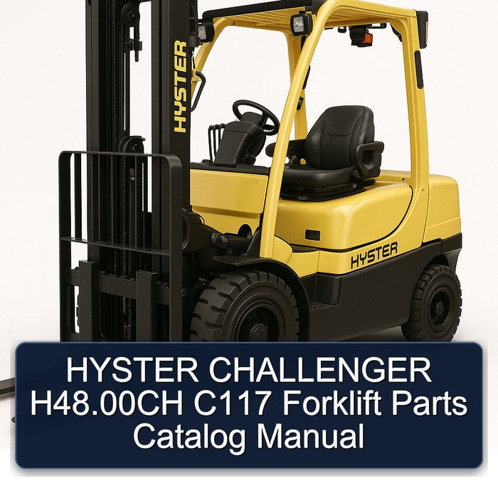 Hyster Challenger H48.00ch C117 Forklift Parts Catalog