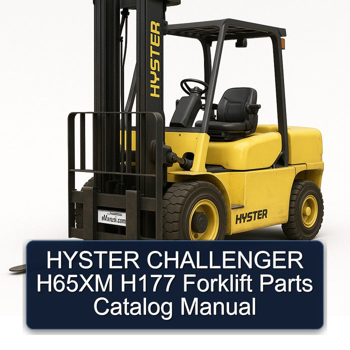 Hyster Challenger H65XM H177 Forklift Parts Catalog