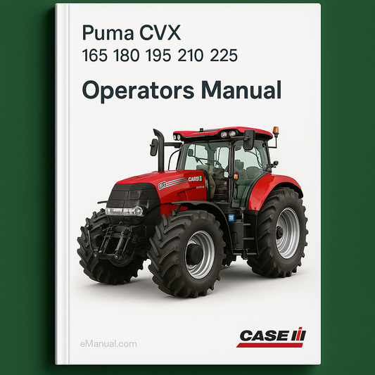 Case IH Puma CVX 165 180 195 210 225 Operators Manual