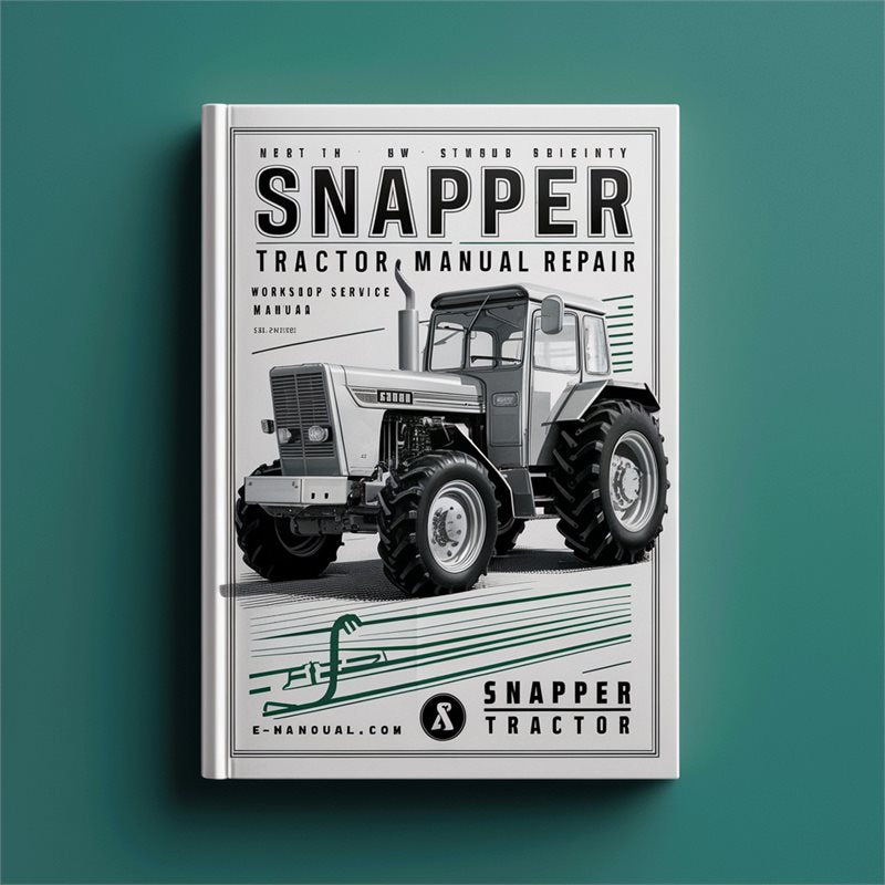 Snapper Tractor 1600 Service Repair Workshop Manual