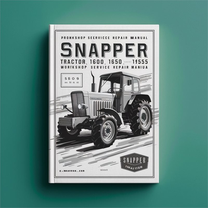 Snapper Tractor 1600 1650 1855 Service Repair Workshop Manual