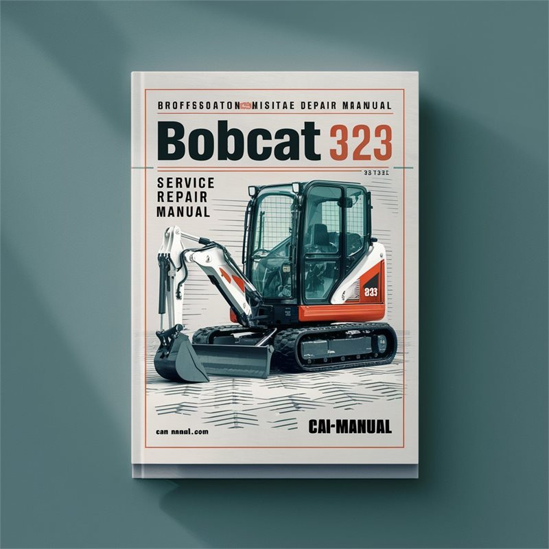 Bobcat 323 Mini Excavator Service Repair Workshop Manual