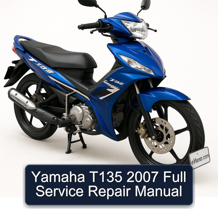 2007 Yamaha T135 Service Repair Workshop Manual