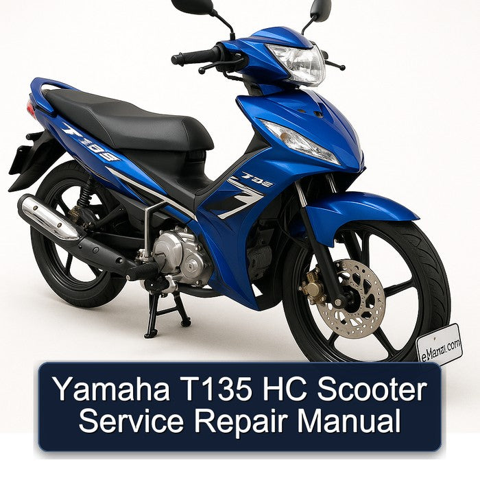 Yamaha T135 HC Scooter Service Repair Workshop Manual