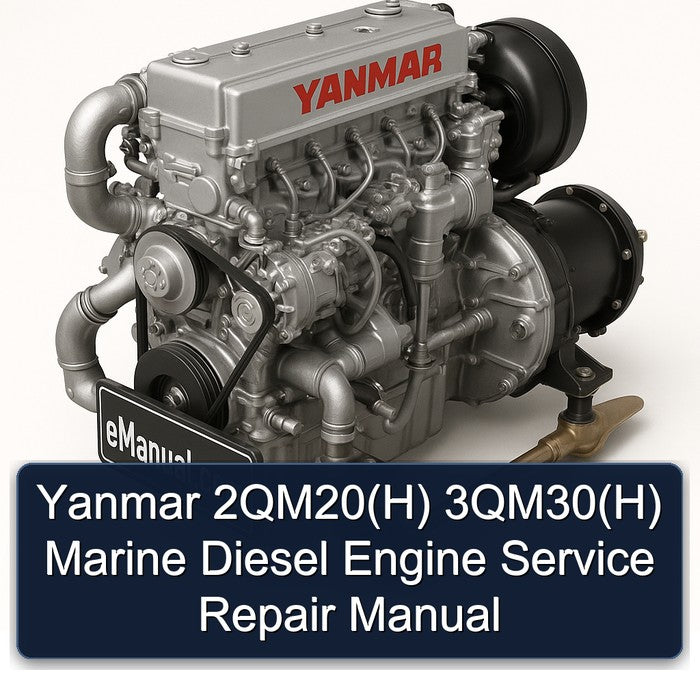 Yanmar 2qm20(h) 3qm30(h) Marine Diesel Engine Service Repair Workshop Manual
