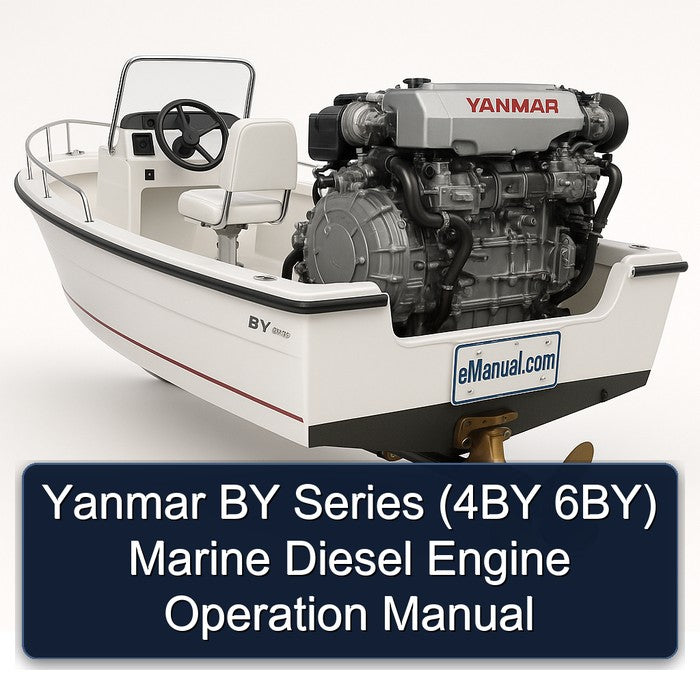 Yanmar Series (4by 6by) Marine Diesel Engine Operation Service Repair Workshop Manual
