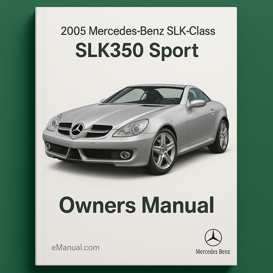 2005 Mercedes-Benz SLK-Class SLK350 Sport Owners Manual
