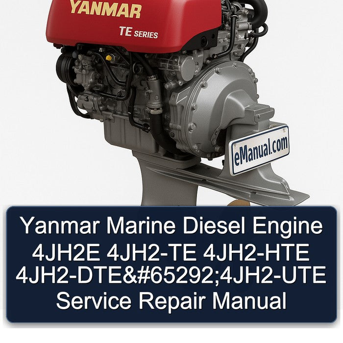 Yanmar Marine Diesel Engine 4jh2e 4JH2-TE 4JH2-HTE 4JH2-DTE 65292;4jh2-ute Service Repair Workshop Manual