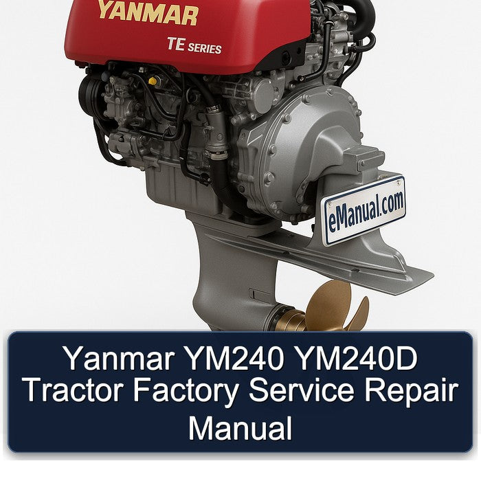 Yanmar YM240 YM240D Tractor Service Repair Workshop Manual