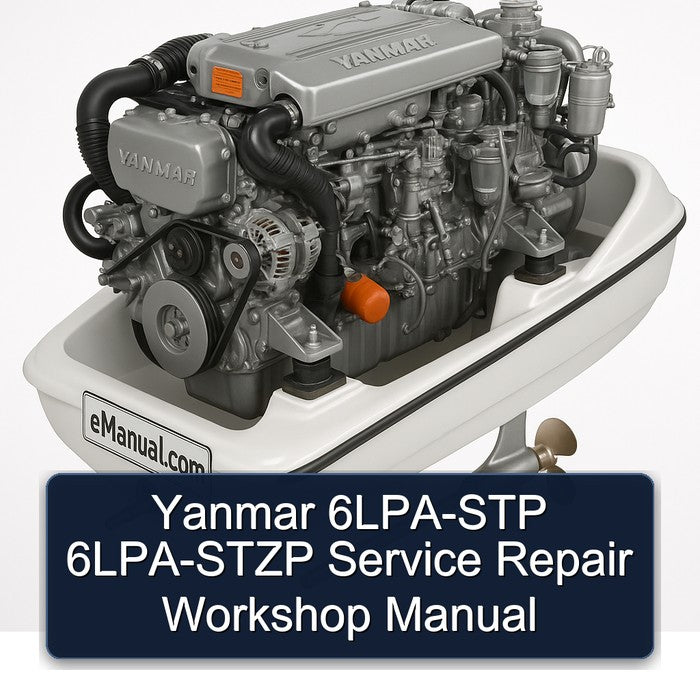 Yanmar 6LPA-STP 6LPA-STZP Service Repair Workshop Manual