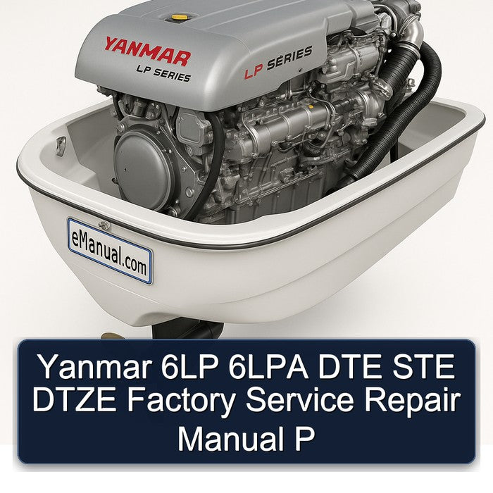 Yanmar 6LP 6LPA DTE STE Dtze P Service Repair Workshop Manual