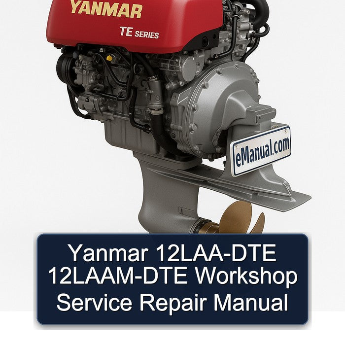 Yanmar 12LAA-DTE 12laam-dte Service Repair Workshop Manual
