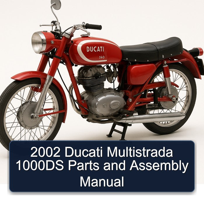 2002 Ducati Multistrada 1000DS Parts Assembly Service Repair Workshop Manual