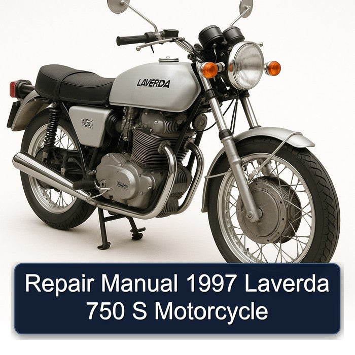 1997 Laverda 750 S Motorcycle Service Repair Workshop Manual
