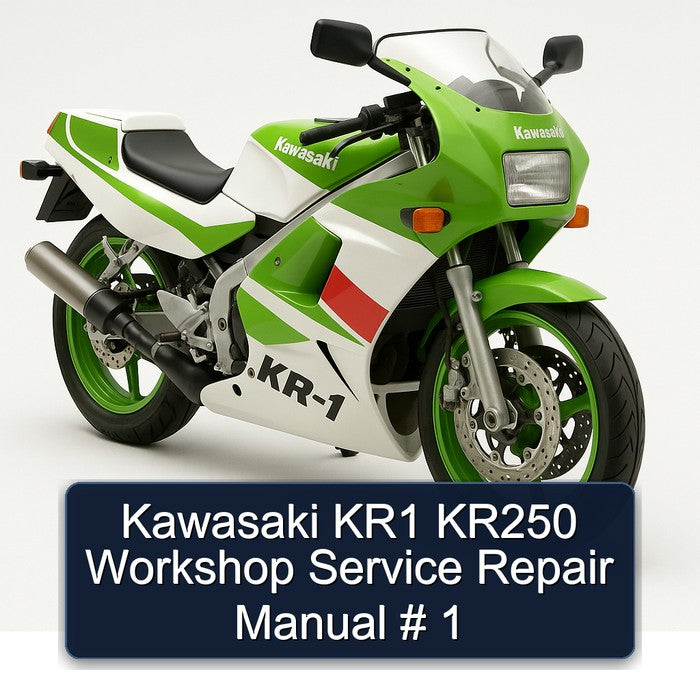 Kawasaki KR1 KR250 Service Repair Workshop Manual