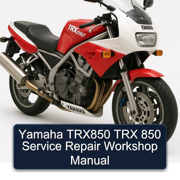 Yamaha Trx850 Trx 850 Service Repair Workshop Manual