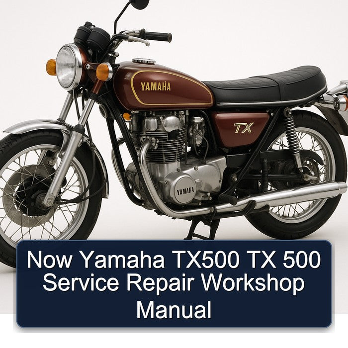Yamaha TX Models Now TX500 500 Service Repair Workshop Manual