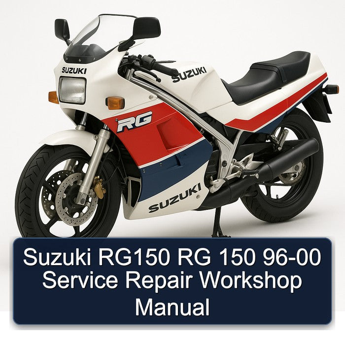 1996-2000 Suzuki RG Series RG150 150 Service Repair Workshop Manual