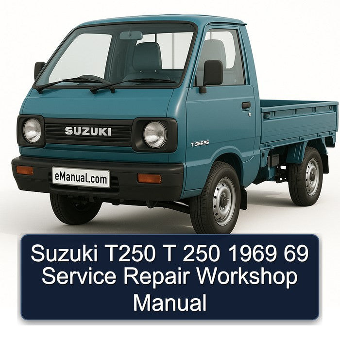 1969 Suzuki T Series T250 250 69 Service Repair Workshop Manual