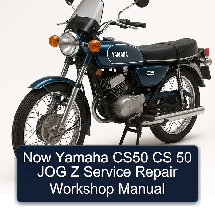 Yamaha Jog Now CS50 Cs 50 Z Service Repair Workshop Manual