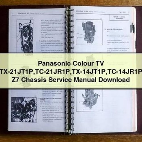 Panasonic Colour TV TX-21JT1P TC-21JR1P TX-14JT1P TC-14JR1P Z7 Chassis Service Manual