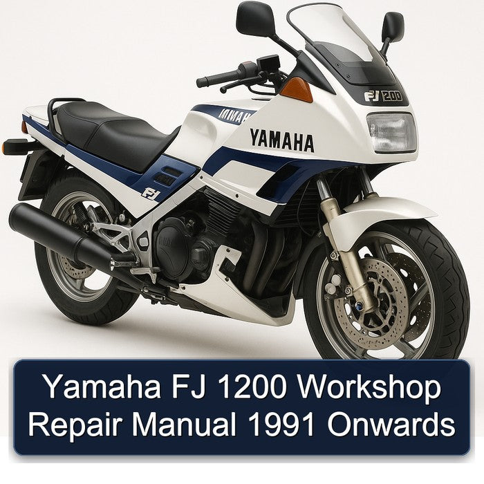 1991 Yamaha FJ Models 1200 Onwards Service Repair Workshop Manual