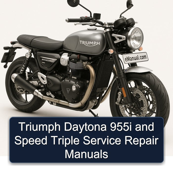 Triumph Speed Triple Daytona 955I Manuals Service Repair Workshop Manual