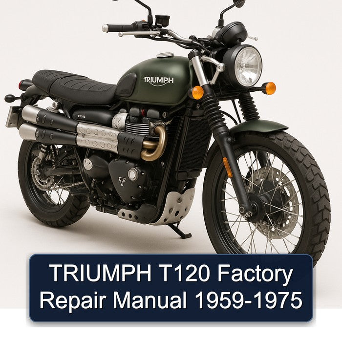 1959-1975 Triumph Scrambler T120 Service Repair Workshop Manual