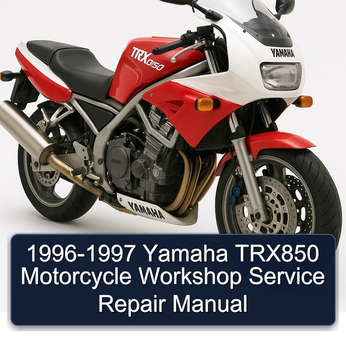 1996-1997 Yamaha TRX850 Motorcycle Service Repair Workshop Manual