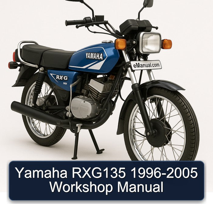 1996-2005 Yamaha RXG135 Service Repair Workshop Manual