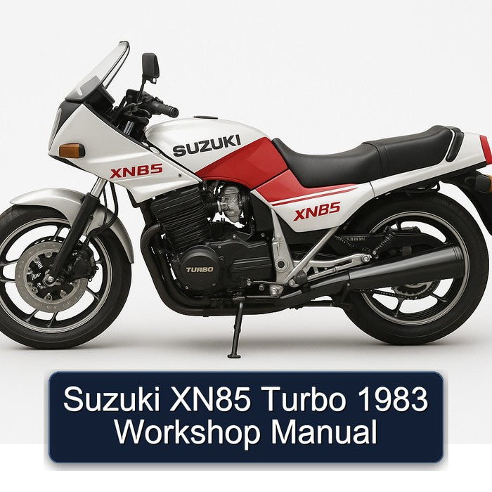 1983 Suzuki XN85 Turbo Service Repair Workshop Manual