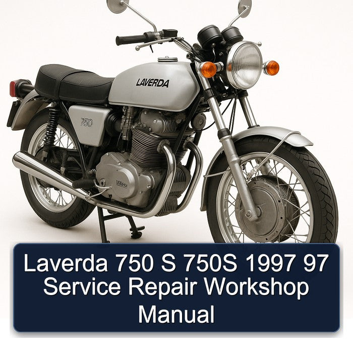 1997 Laverda 750 S 750S 97 Service Repair Workshop Manual