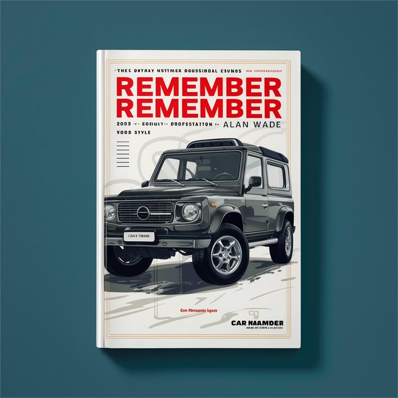 Remember Remember-Alan Wade
