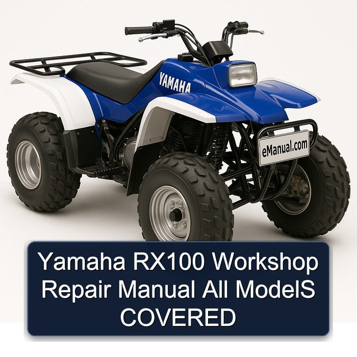 Yamaha RX Models RX100 All Covered Service Repair Workshop Manual