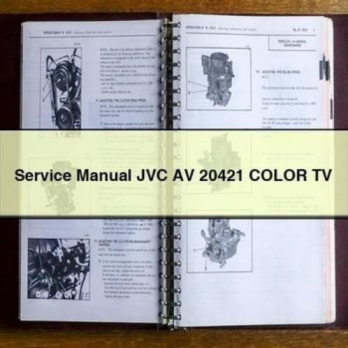 Service Manual JVC AV 20421 Color TV