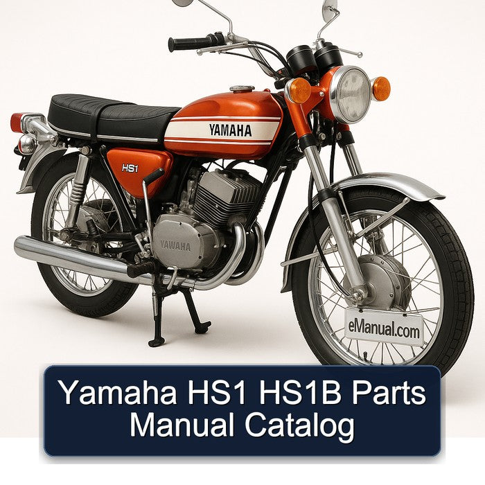 Yamaha HS1 HS1B Parts Catalog